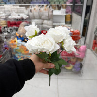 Premium Yapay Kadif Gül Demet 7'li - 50925 - 